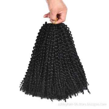 Itch Free Pre Looped Mali Bob Kinky Curly Crochet Synthetic Hair Extensions